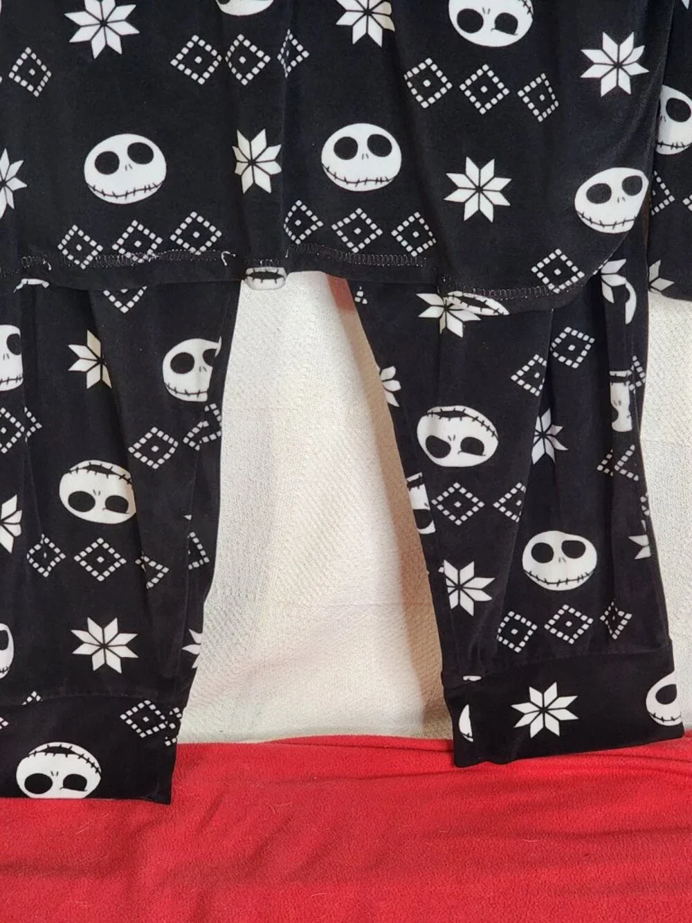 Disney Nightmare Before Christmas Black Soot Poly 2pc Pajama Set Size 3X 22W-24W - Picture 6 of 16
